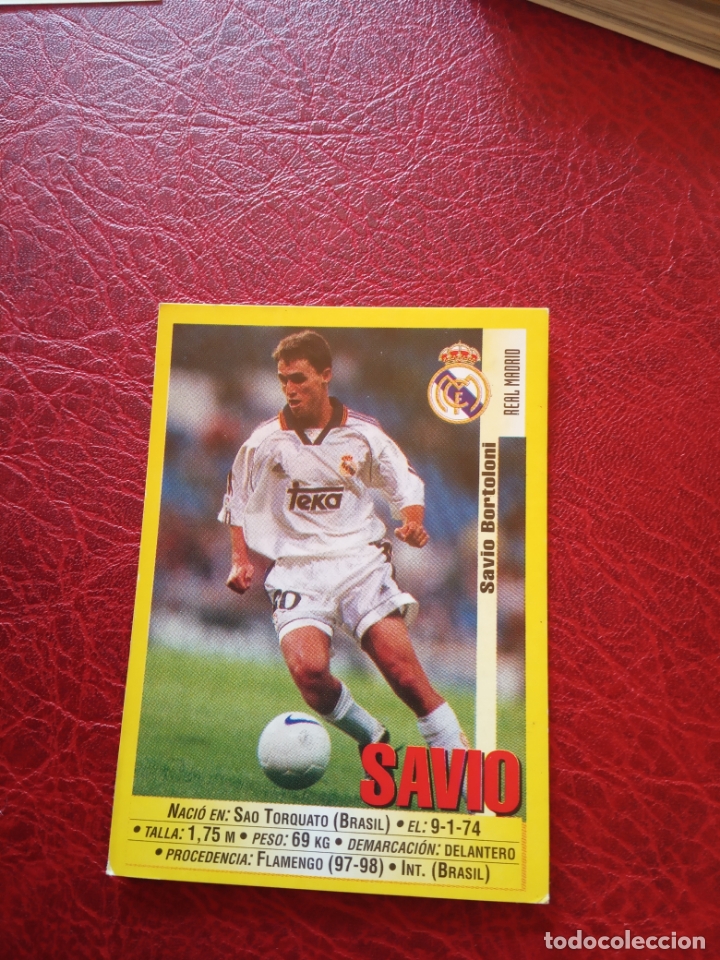 Savio real madrid ed panini 99 00 cromo futbol Vendido