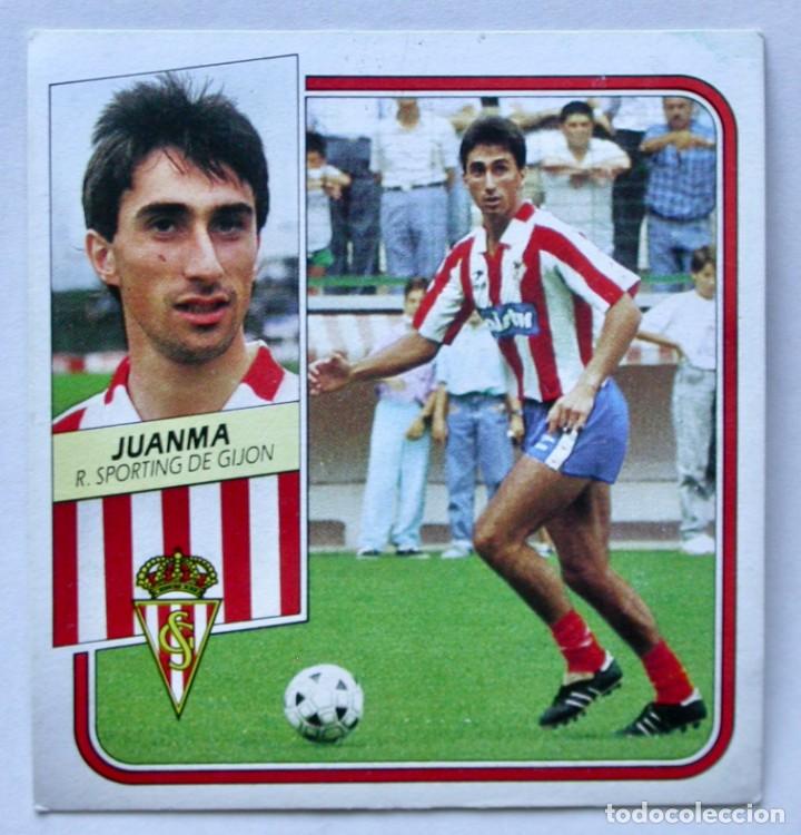 Cromos de f&uacute;tbol: JUANMA DEL SPORTING EDICIONES ESTE 89-90, NUNCA PEGADO - Foto 1