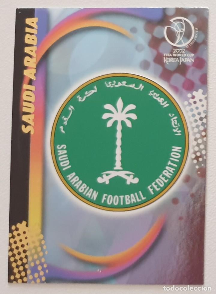 Cromos de f&uacute;tbol: CROMO ESCUDO ARABIA SAUDITA #135 PANINI TRADING CARD MUNDIAL FIFA WORLD CUP KOREA-JAPON 2002