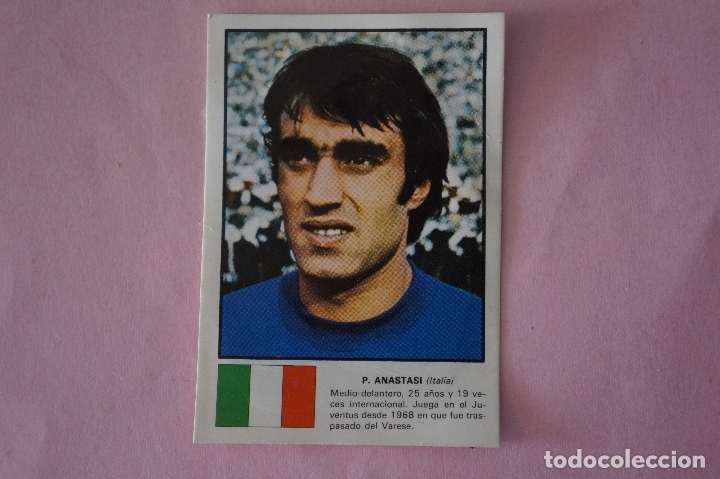 Fu&szlig;ball-Sticker: CROMO DE FUTBOL P. ANASTASI DE ITALIA DESPEGADO ASES X CAMPEONATO MUNDIAL 74 DE FHER