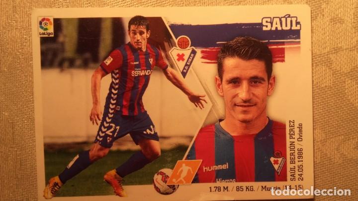 Cromos de f&uacute;tbol: 15 SA&Uacute;L - EIBAR - CROMO EDICIONES ESTE 2015-16 - Foto 1