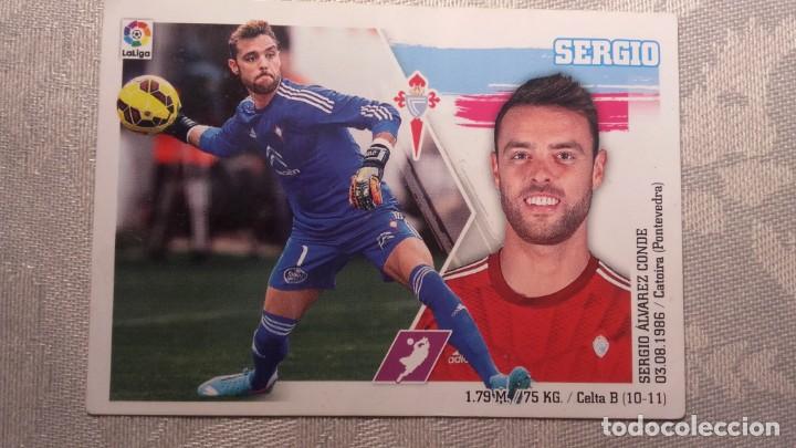 Cromos de f&uacute;tbol: 3 SERGIO - CELTA - CROMO EDICIONES ESTE 2015-16 - Foto 1