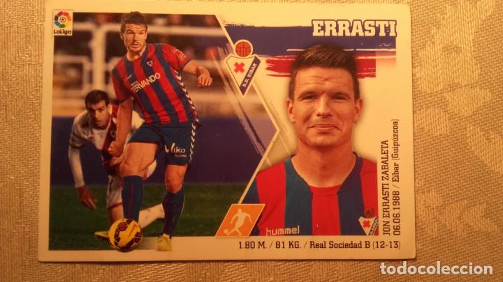 Cromos de f&uacute;tbol: 12 ERRASTI (BAJA) - EIBAR - CROMO EDICIONES ESTE 2015-16 - Foto 1