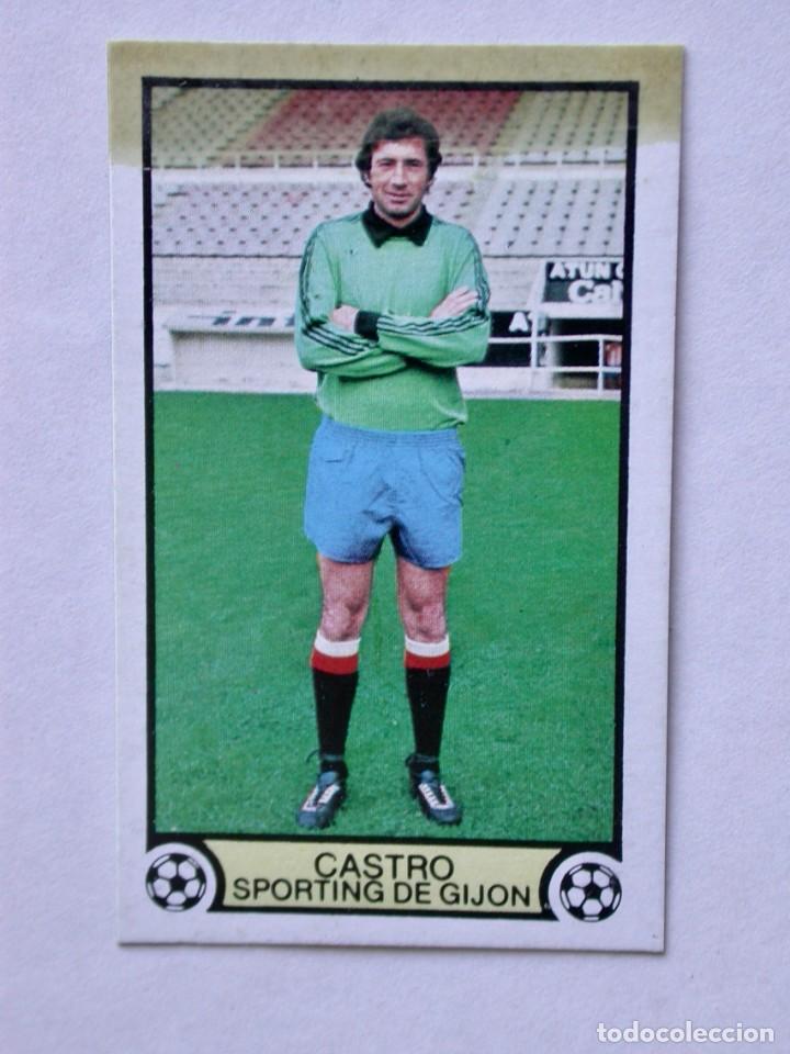 Cromos de f&uacute;tbol: CASTRO DEL SPORTING DE EDICIONES ESTE 79-80, NUNCA PEGADO - Foto 1