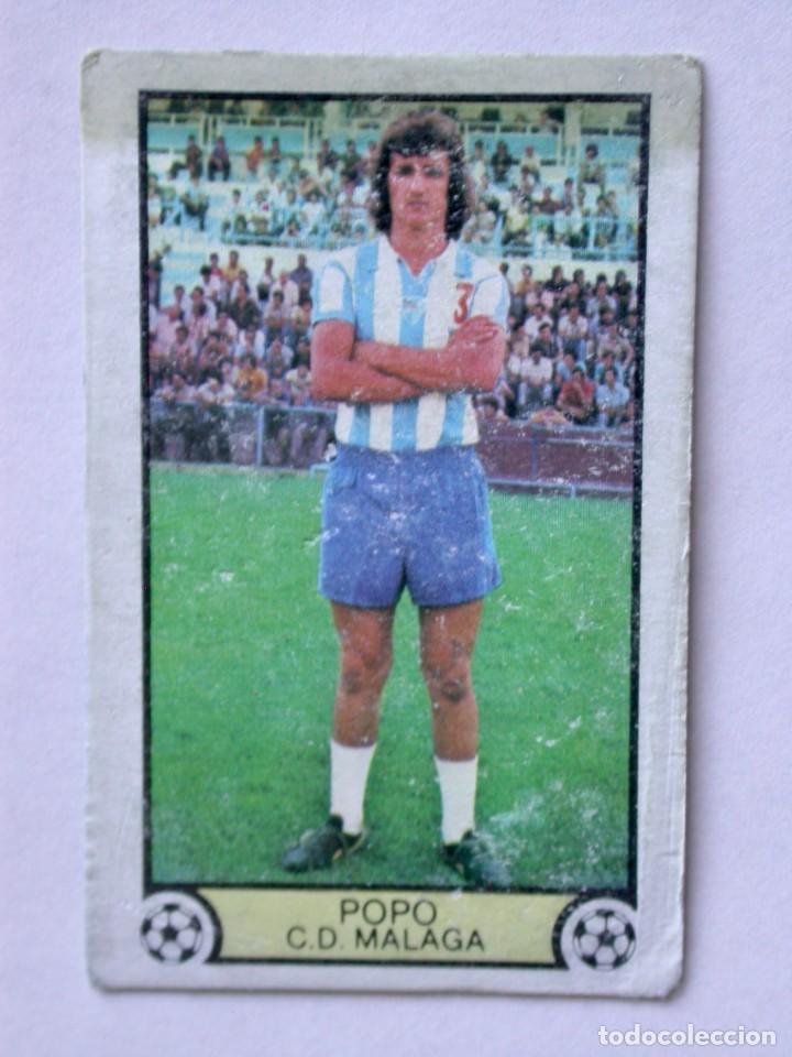 Cromos de f&uacute;tbol: POPO DEL M&Aacute;LAGA DE EDICIONES ESTE 79-80, NUNCA PEGADO - Foto 1
