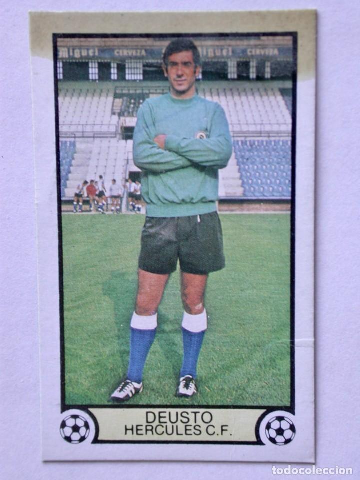 Cromos de f&uacute;tbol: DEUSTO DEL H&Eacute;RCULES DE EDICIONES ESTE 79-80, NUNCA PEGADO - Foto 1