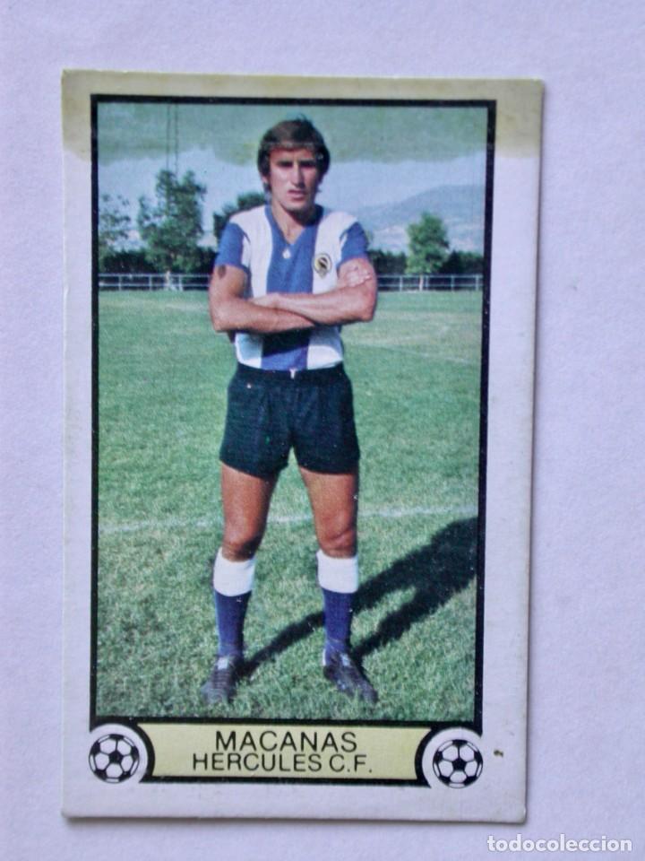Cromos de f&uacute;tbol: MACAN&Aacute;S DEL H&Eacute;RCULES DE EDICIONES ESTE 79-80, NUNCA PEGADO - Foto 1