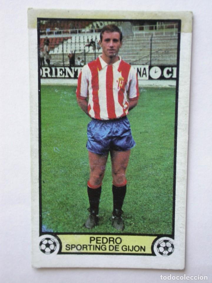 Cromos de f&uacute;tbol: PEDRO DEL SPORTING UF 21 DE EDICIONES ESTE 79-80, NUNCA PEGADO - Foto 1