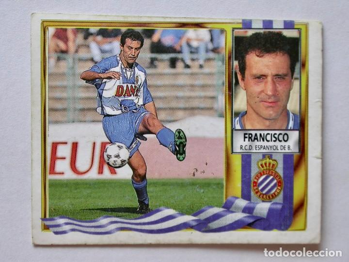 Cromos de f&uacute;tbol: FRANCISCO DEL ESPANYOL DE EDICIONES ESTE 95-96, NUNCA PEGADO - Foto 1