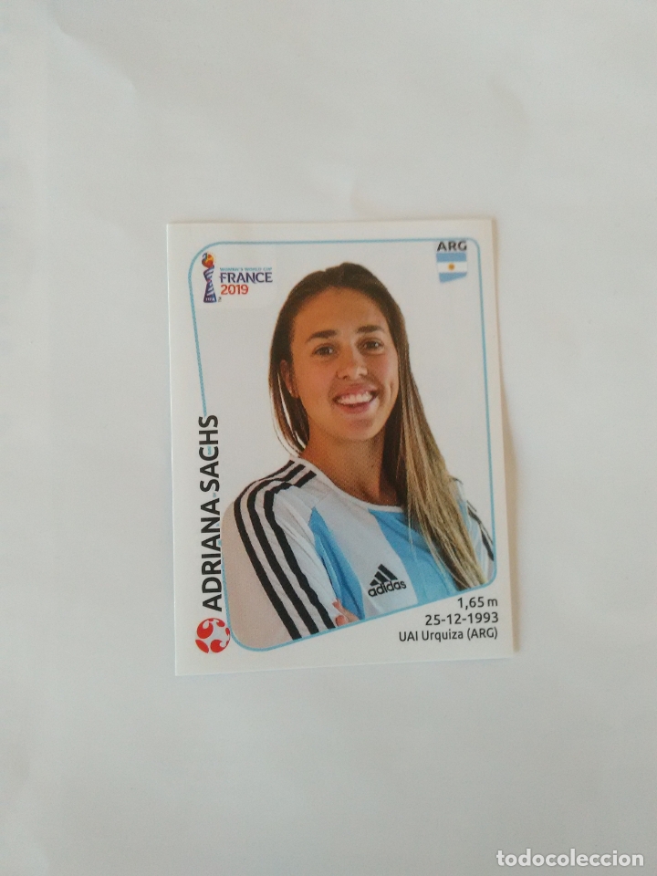 Figurine di Calcio: 295 ADRIANA SACHS ARGENTINA CROMO MUNDIAL FEMENINO FRANCIA 2019, WOMEN'S WORLD CUP FRANCE 19 PANINI