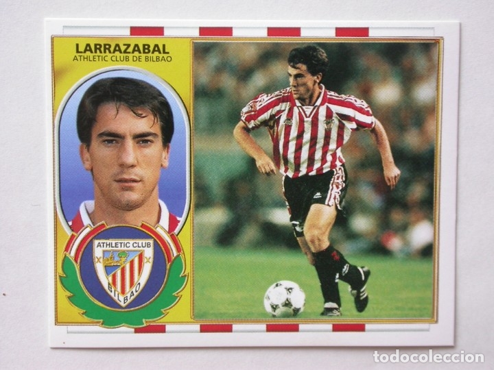 Cromos de f&uacute;tbol: LARRAZABAL ATH. BILBAO DE EDICIONES ESTE 96-97, NUNCA PEGADO - Foto 1