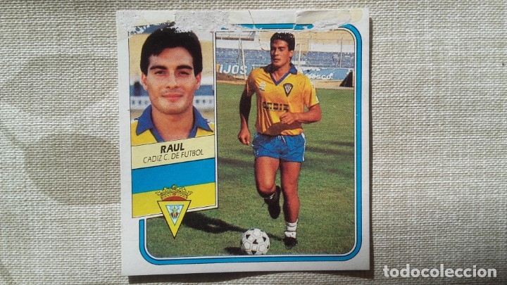 Cromos de f&uacute;tbol: RA&Uacute;L - C&Aacute;DIZ - CROMO EDICIONES ESTE 1989-90 - Foto 1