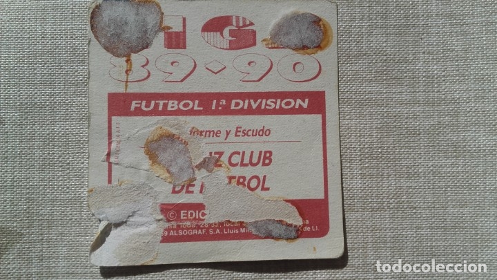 Cromos de f&uacute;tbol: OLIVA CADIZ ESTE 89 90 - Foto 2