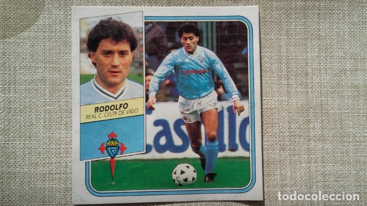 Cromos de f&uacute;tbol: RODOLFO CELTA ED ESTE 89 90 - Foto 1