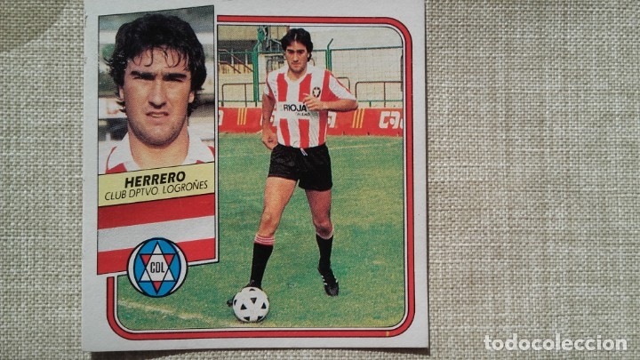 Cromos de f&uacute;tbol: HERRERO LOGRO&Ntilde;ES ED ESTE 89 90 - Foto 1