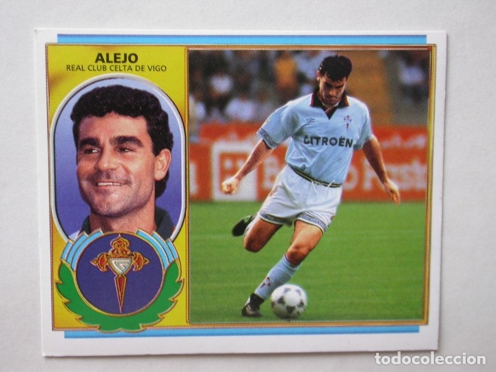 Cromos de f&uacute;tbol: ALEJO DEL CELTA DE EDICIONES ESTE 96-97, NUNCA PEGADO - Foto 1