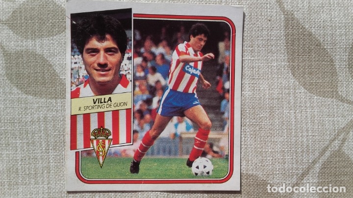 Cromos de f&uacute;tbol: VILLA SPORTING GIJON ED ESTE 89 90 - Foto 1