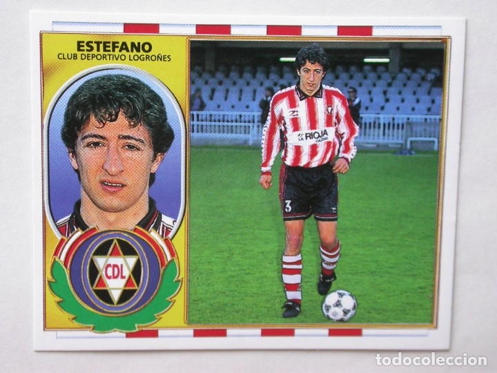 Cromos de f&uacute;tbol: ESTEFANO DEL LOGRO&Ntilde;ES DE EDICIONES ESTE 96-97, NUNCA PEGADO - Foto 1