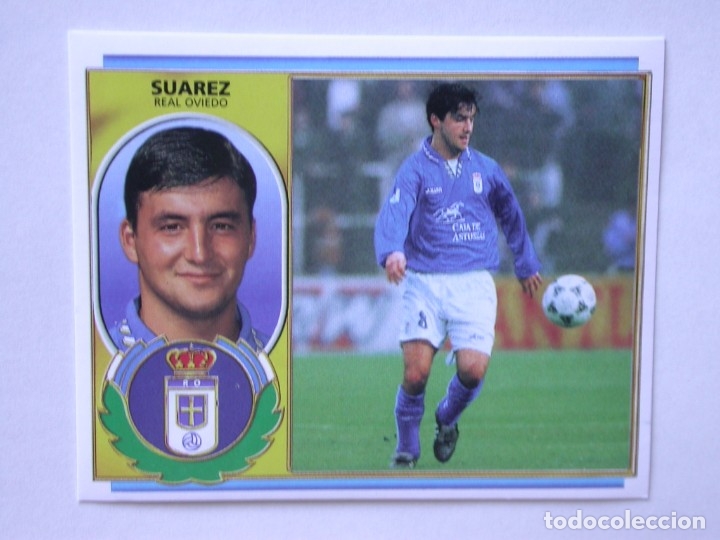 Cromos de f&uacute;tbol: SU&Aacute;REZ DEL OVIEDO DE EDICIONES ESTE 96-97, NUNCA PEGADO - Foto 1