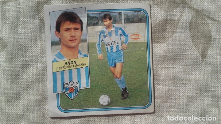 Cromos de f&uacute;tbol: A&Ntilde;&Oacute;N - M&Aacute;LAGA - CROMO EDICIONES ESTE 1989-90 - Foto 1