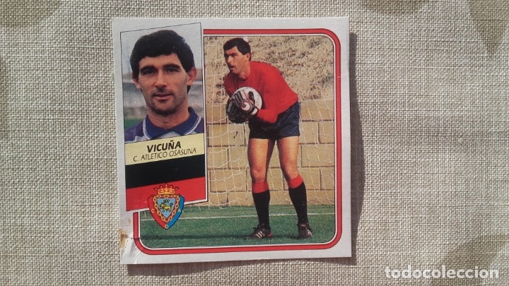 Cromos de f&uacute;tbol: VICU&Ntilde;A DEL OSASUNA EDICIONES ESTE 89-90 - Foto 1