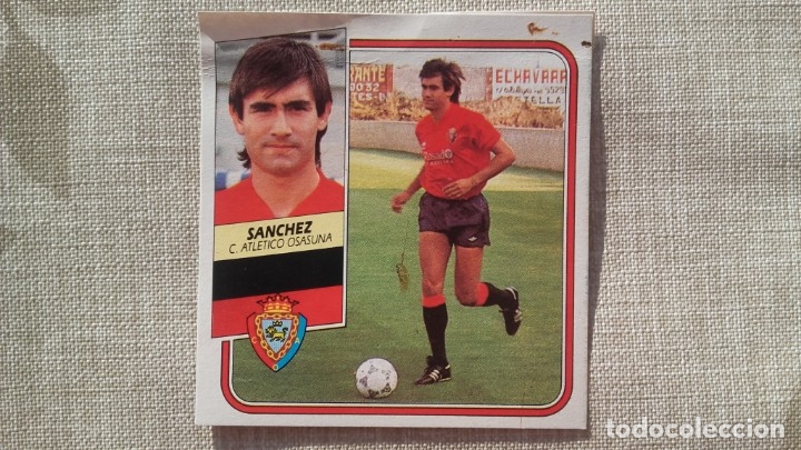 Cromos de f&uacute;tbol: SANCHEZ OSASUNA ESTE 89 90 - Foto 1