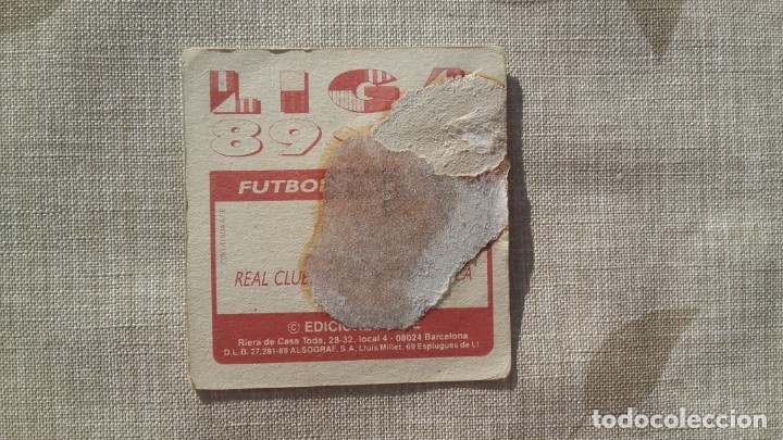 Cromos de f&uacute;tbol: SALA MALLORCA ESTE 89 90 - Foto 2
