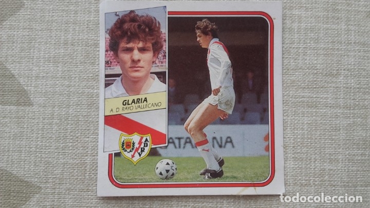 Cromos de f&uacute;tbol: GLARIA RAYO VALLECANO ED ESTE 89 90 - Foto 1