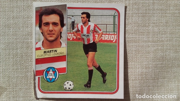 Cromos de f&uacute;tbol: MART&Iacute;N - LOGRO&Ntilde;&Eacute;S - CROMO EDICIONES ESTE 1989-90 - Foto 1