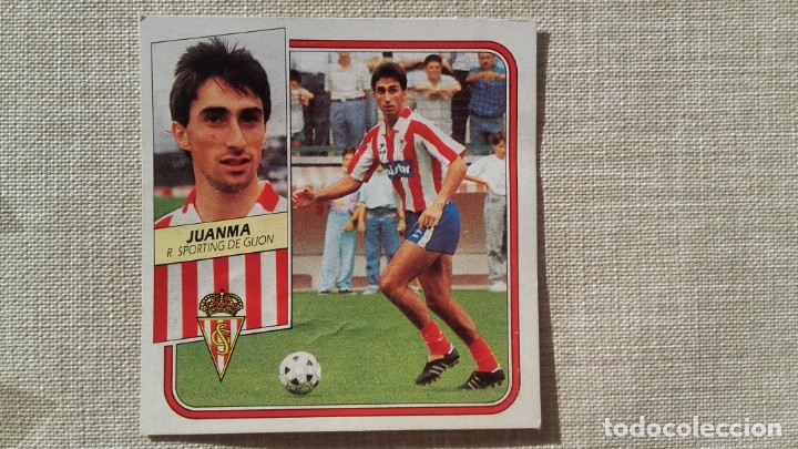 Cromos de f&uacute;tbol: JUANMA DEL SPORTING EDICIONES ESTE 89-90 - Foto 1