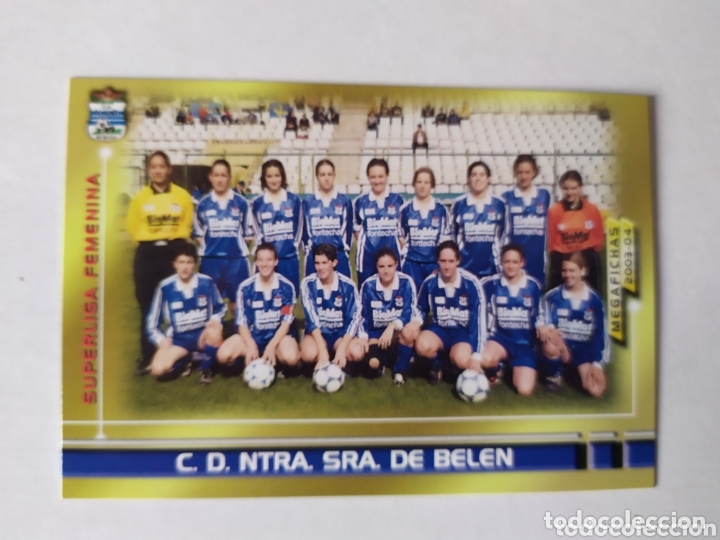 Football Stickers: Megafichas 2003 2004 03 04 panini Nuestra se&ntilde;ora de belen n&ordm; 437 Superliga Femenina