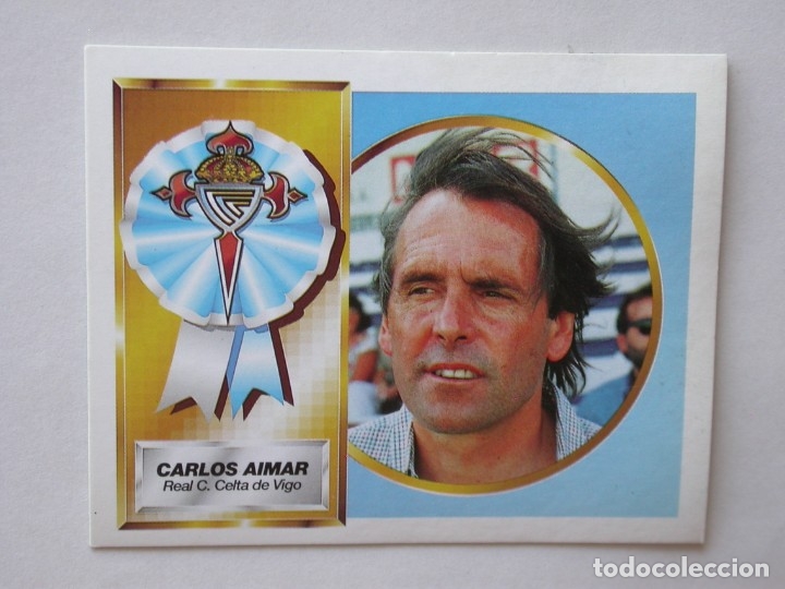 Cromos de f&uacute;tbol: CARLOS AIMAR DEL CELTA DE EDICIONES ESTE 94-95, NUNCA PEGADO - Foto 1