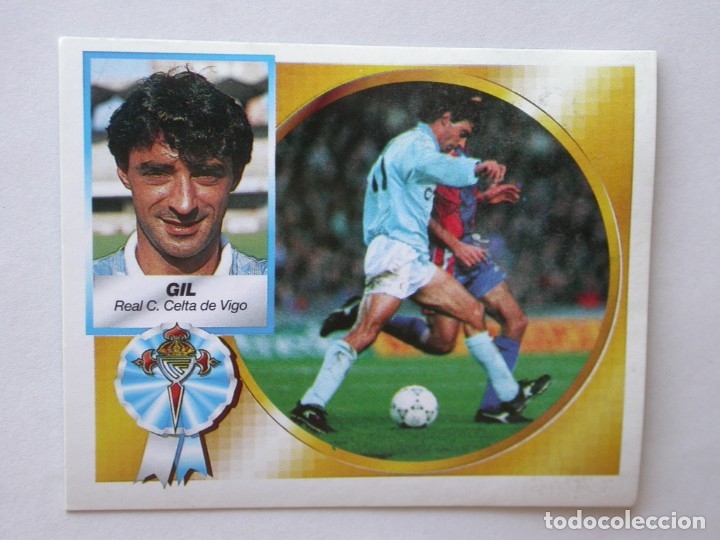 Cromos de f&uacute;tbol: GIL DEL CELTA DE EDICIONES ESTE 94-95, NUNCA PEGADO - Foto 1