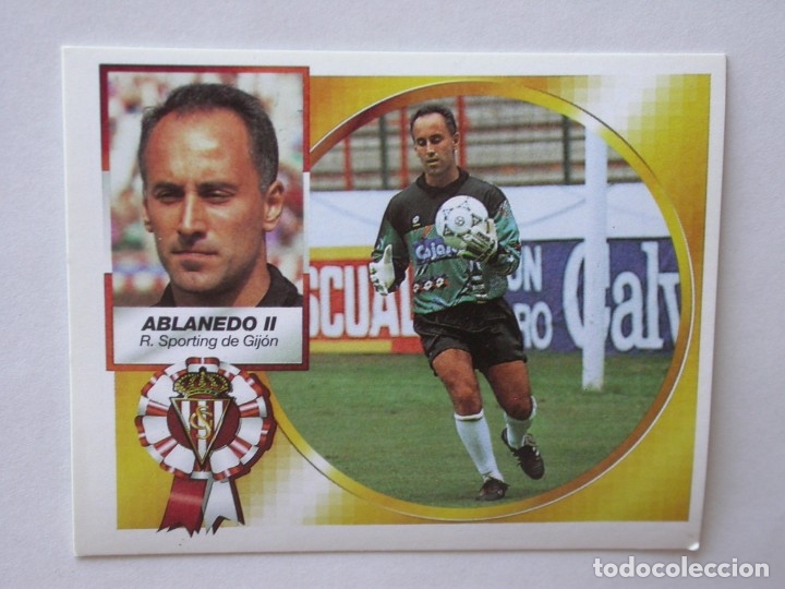 Cromos de f&uacute;tbol: ABLANEDO II DEL SPORTING DE EDICIONES ESTE 94-95, NUNCA PEGADO - Foto 1