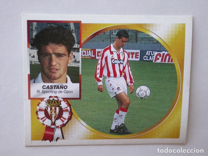 Cromos de f&uacute;tbol: CASTA&Ntilde;O DEL SPORTING DE EDICIONES ESTE 94-95, NUNCA PEGADO - Foto 1