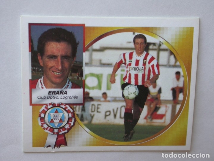 Cromos de f&uacute;tbol: ERA&Ntilde;A DEL LOGRO&Ntilde;&Eacute;S DE EDICIONES ESTE 94-95, NUNCA PEGADO - Foto 1