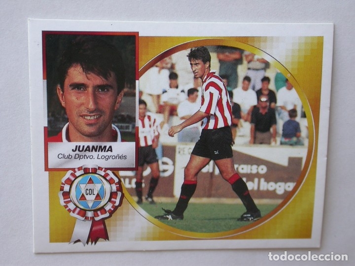 Cromos de f&uacute;tbol: JUANMA DEL LOGRO&Ntilde;&Eacute;S DE EDICIONES ESTE 94-95, NUNCA PEGADO - Foto 1