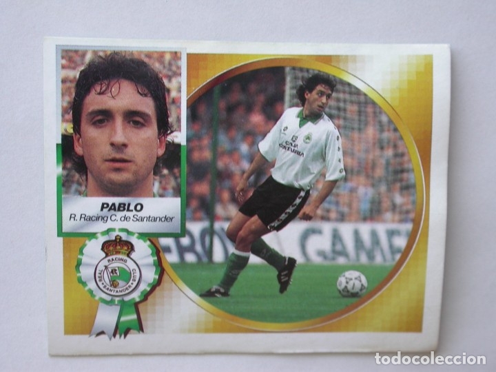 Cromos de f&uacute;tbol: PABLO DEL RACING DE EDICIONES ESTE 94-95, NUNCA PEGADO - Foto 1