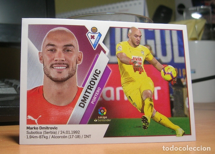 Cromos de f&uacute;tbol: EDICIONES ESTE 2019-2020 19 20 N&ordm; 1 dmitrovic (EIBAR) SIN PEGAR - Foto 1
