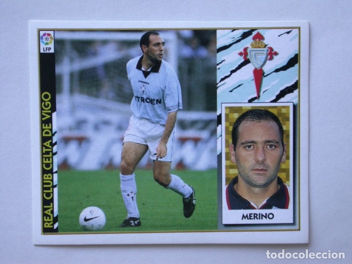 Cromos de f&uacute;tbol: MERINO DEL CELTA DE EDICIONES ESTE 97-98, NUNCA PEGADO - Foto 1