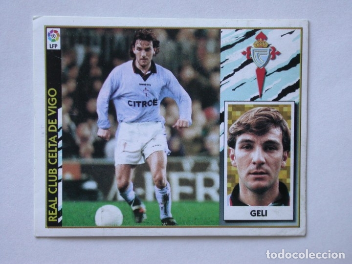 Cromos de f&uacute;tbol: GELI DEL CELTA DE EDICIONES ESTE 97-98, NUNCA PEGADO - Foto 1