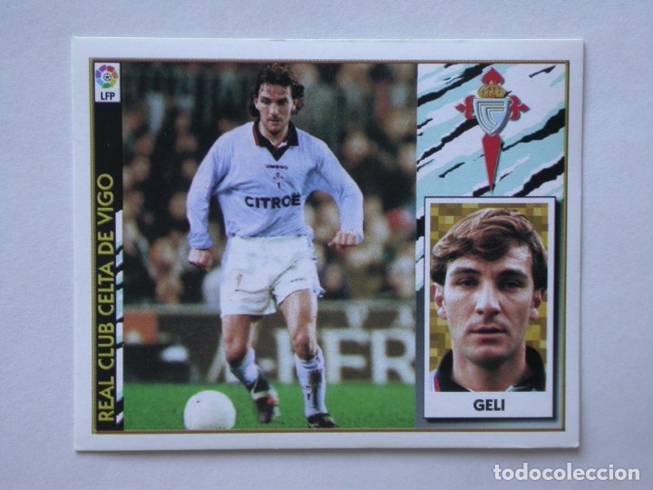 Cromos de f&uacute;tbol: GELI DEL CELTA DE EDICIONES ESTE 97-98, NUNCA PEGADO - Foto 1