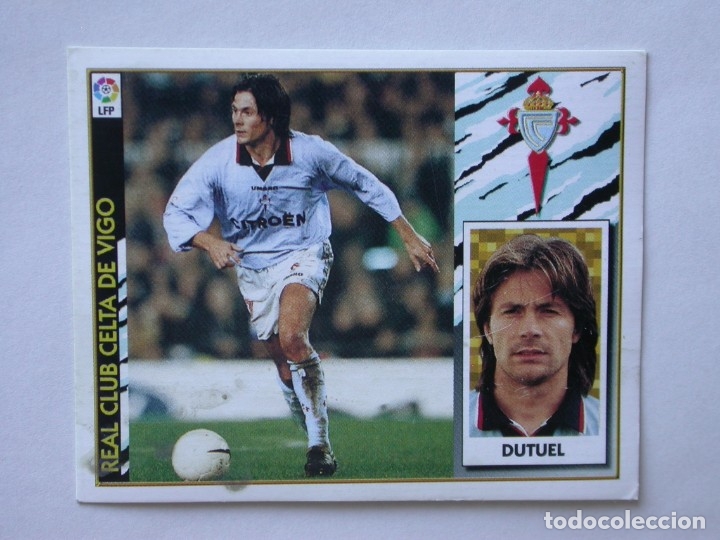 Cromos de f&uacute;tbol: DUTUEL DEL CELTA DE EDICIONES ESTE 97-98, NUNCA PEGADO - Foto 1