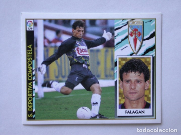 Cromos de f&uacute;tbol: FALAGAN DEL COMPOSTELA DE EDICIONES ESTE 97-98, NUNCA PEGADO - Foto 1