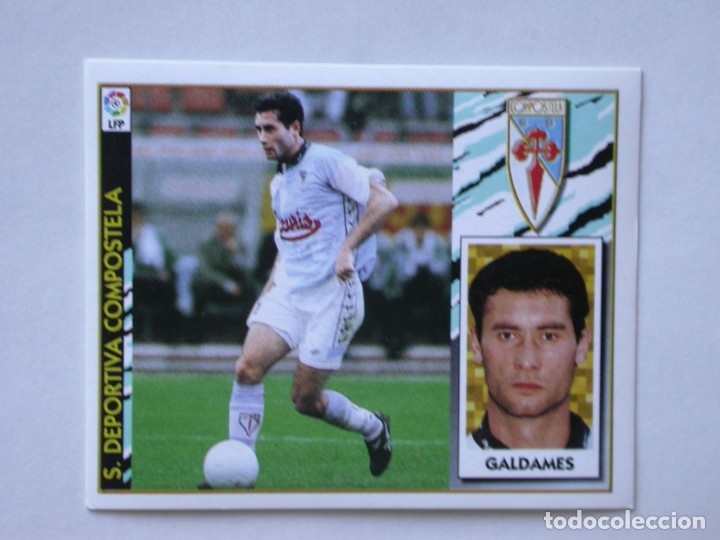 Cromos de f&uacute;tbol: GALDAMES DEL COMPOSTELA DE EDICIONES ESTE 97-98, NUNCA PEGADO - Foto 1