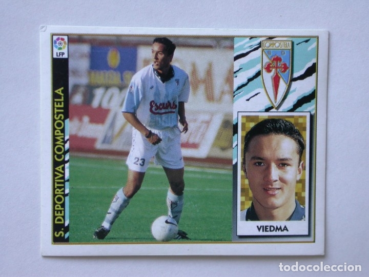 Cromos de f&uacute;tbol: VIEDMA DEL COMPOSTELA DE EDICIONES ESTE 97-98, NUNCA PEGADO - Foto 1