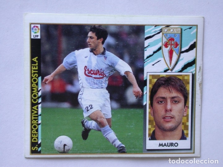 Cromos de f&uacute;tbol: MAURO DEL COMPOSTELA DE EDICIONES ESTE 97-98, NUNCA PEGADO - Foto 1