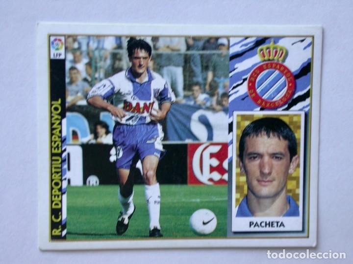 Cromos de f&uacute;tbol: PACHETA DEL ESPANYOL DE EDICIONES ESTE 97-98, NUNCA PEGADO - Foto 1