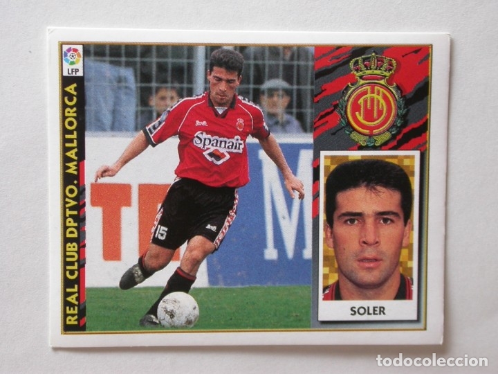Cromos de f&uacute;tbol: SOLER DEL MALLORCA DE EDICIONES ESTE 97-98, NUNCA PEGADO - Foto 1