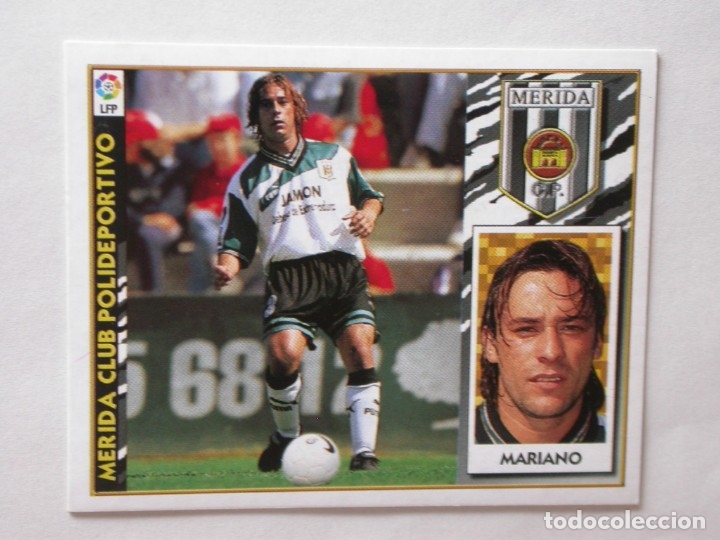 Cromos de f&uacute;tbol: MARIANO DEL M&Eacute;RIDA DE EDICIONES ESTE 97-98, NUNCA PEGADO - Foto 1